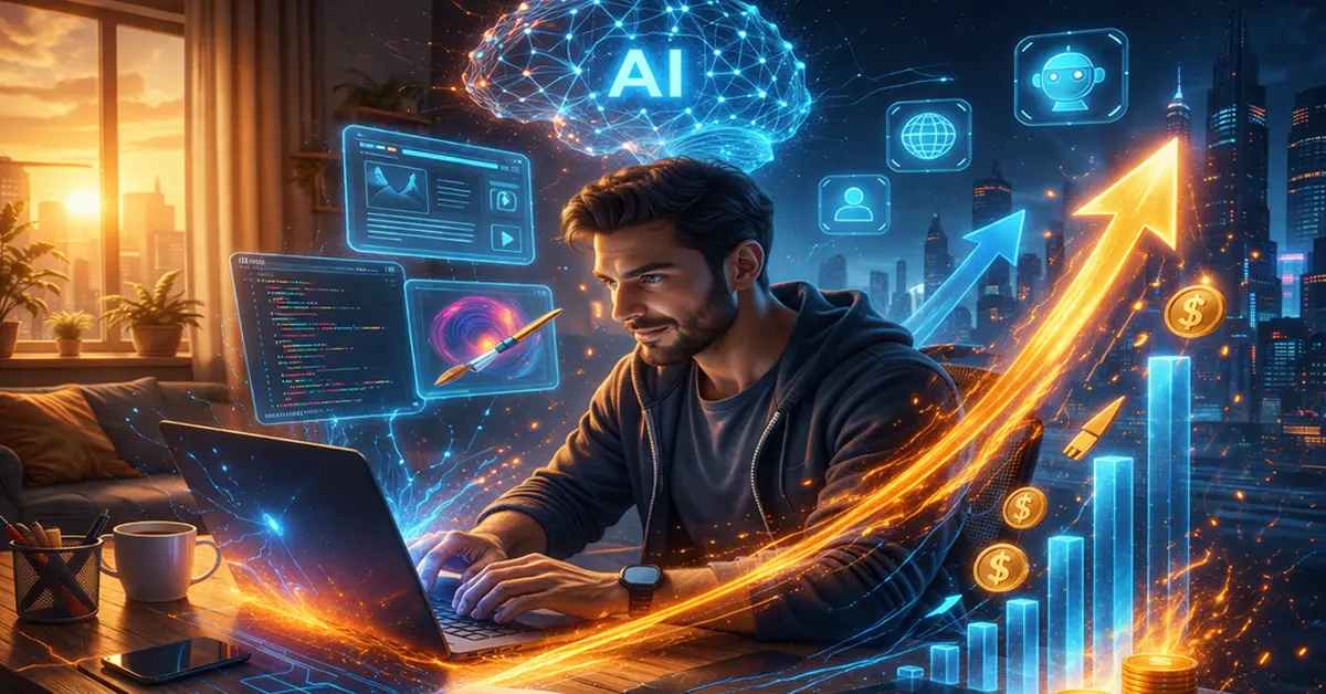 الذكاء الاصطناعي في العمل الحر: كيف تضاعف دخلك باستخدام أدوات AI؟