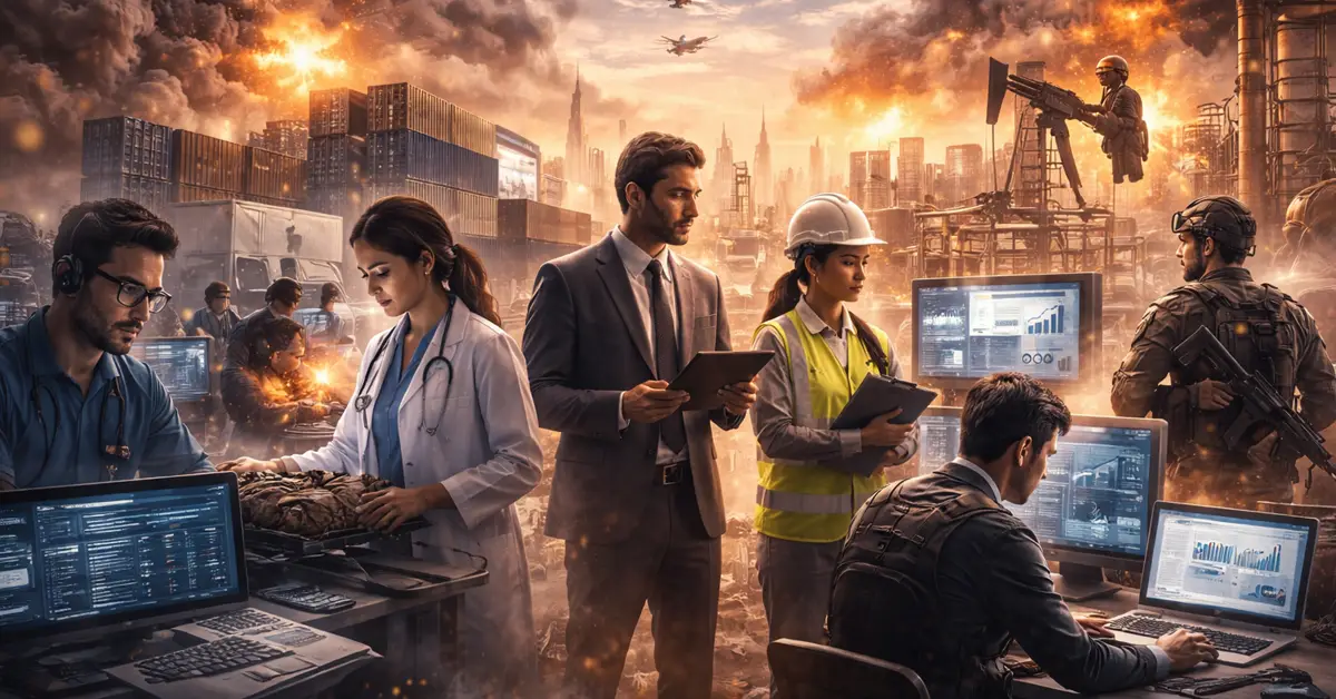 أكثر الوظائف طلبًا في أوقات الأزمات والحروب في الشرق الأوسط