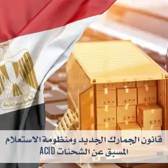 برنامج قانون الجمارك المصري الجديد والعمل على منظومة ACID
