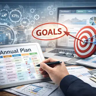 صورة من دورة تنمية مهارات اعداد الخطة السنوية