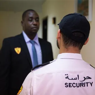 صورة من دورة أساسيات الأمن الاداري والحراسات