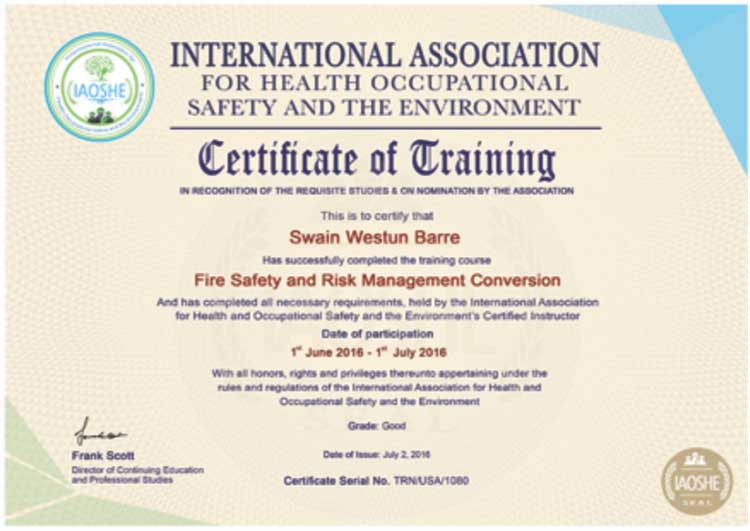 International Association for Health, Occupational Safety & Environment
